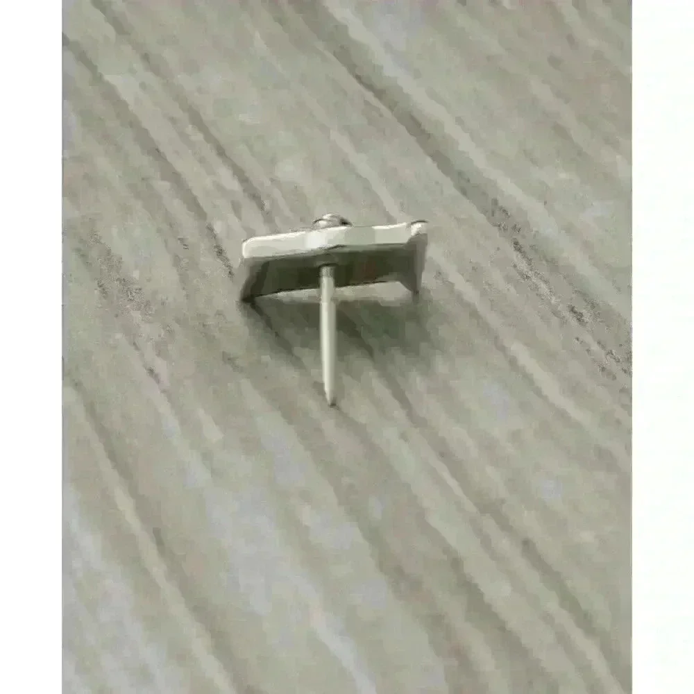 Tiffany & Co Vintage 14kt White Gold Navy Flag Lapel Pin - Picture 4 of 10